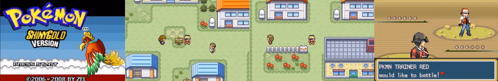 Pokémon Shinygold (GBA) Gameplay Screenshot 1 - Gohan's Tips