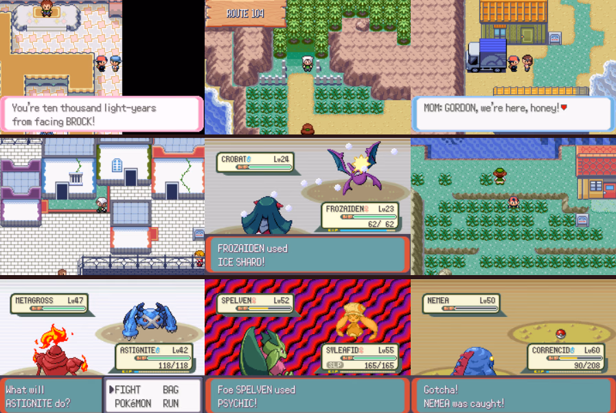 Pokémon Sirius (GBA) Gameplay Screenshot 1 - Gohan's Tips