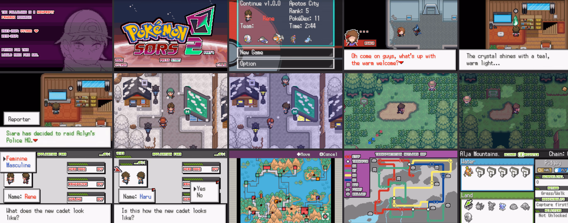 Pokémon Sors 2 (GBA) Gameplay Screenshot 1 - Gohan's Tips