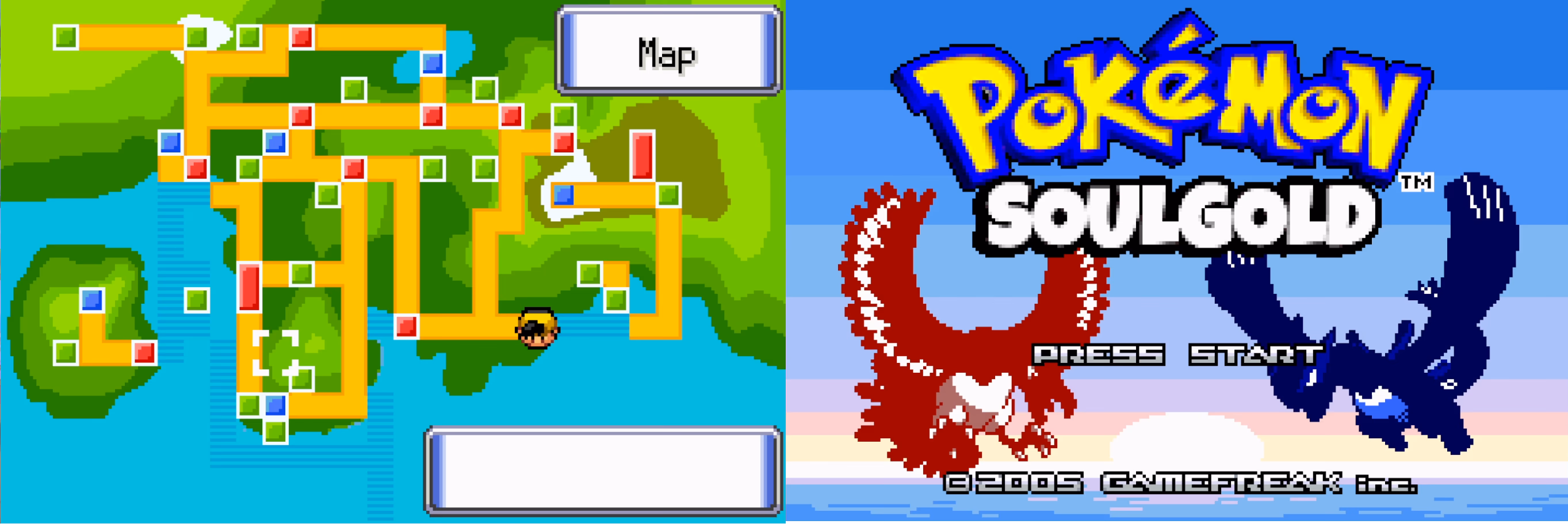 Pokémon Soulgold (GBA) Gameplay Screenshot 1 - Gohan's Tips