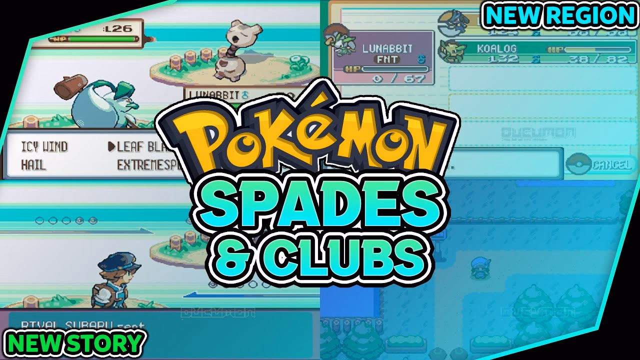 Download Pokémon Spades & Clubs Battle GBA ROM Hack - Background Aura - Gohan's Tips