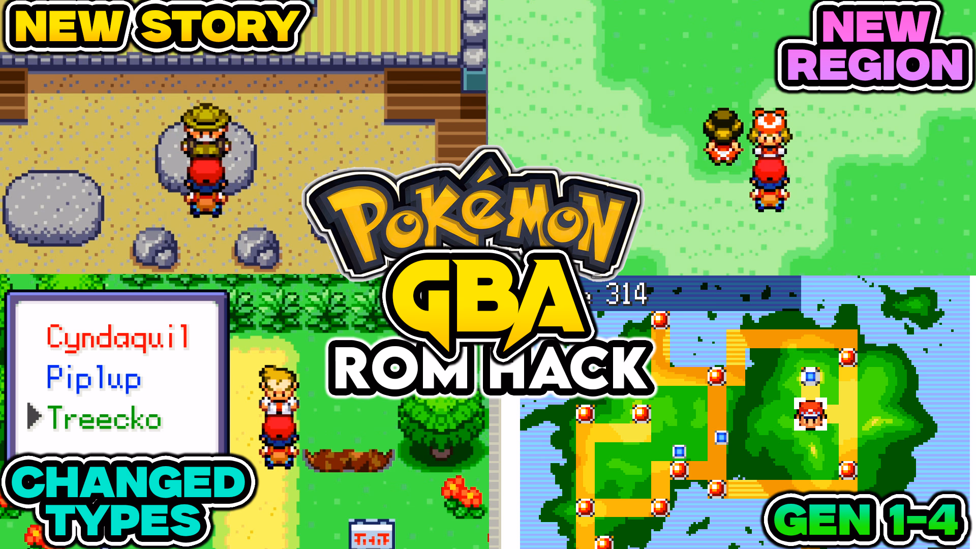 Download Pokémon Spirit Version GBA ROM Hack - Thumbnail - Gohan's Tips