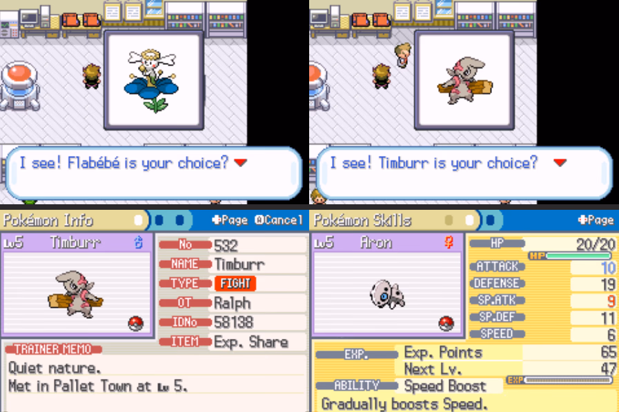 Pokémon Sufi: Mewtwo's Revenge (GBA) Gameplay Screenshot 3 - Gohan's Tips