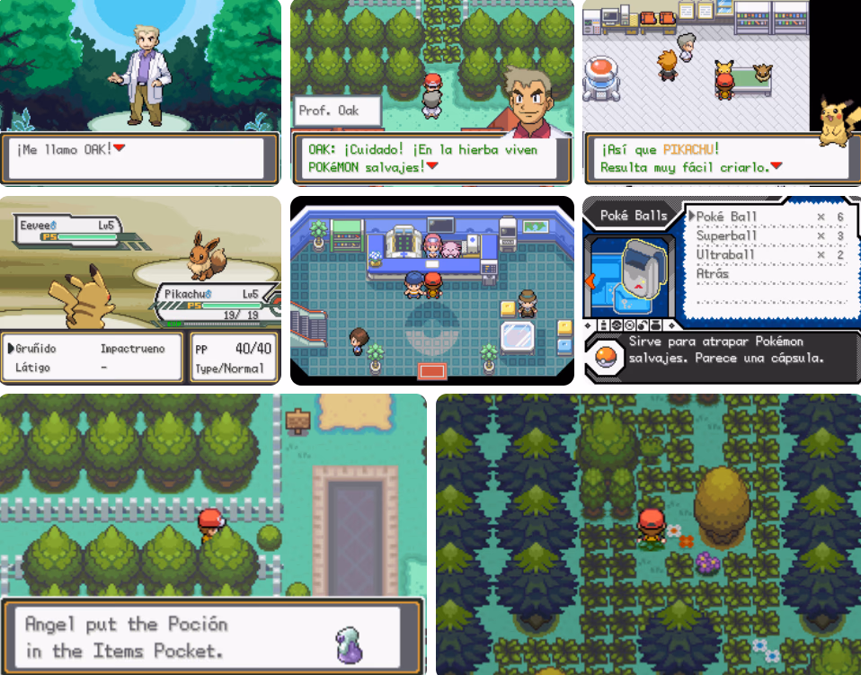 Pokémon Super Heart Red (GBA) Gameplay Screenshot 1 - Gohan's Tips