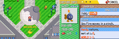 Pokémon Super Mariomon (GBA) Gameplay Screenshot 3 - Gohan's Tips