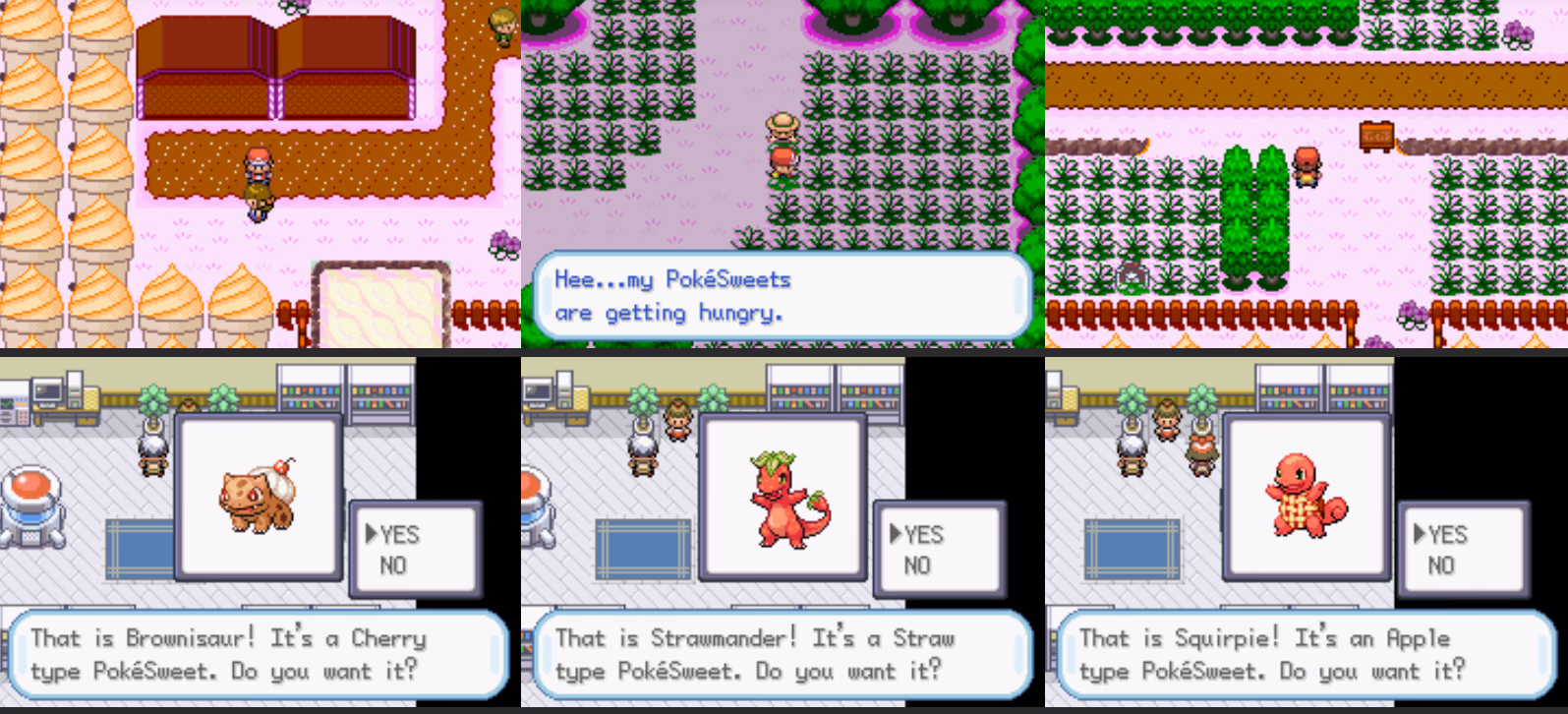 Pokémon Sweet Version (GBA) Gameplay Screenshot 1 - Gohan's Tips