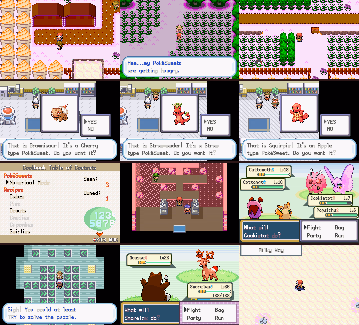 Pokémon Sweet (GBA) Gameplay Screenshot 1 - Gohan's Tips