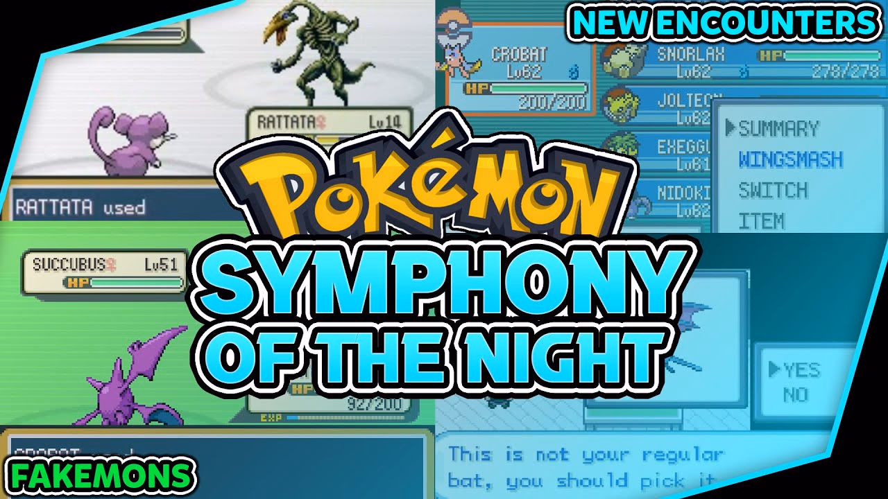 Download Pokémon Symphony of the Night GBA ROM Hack - Background Aura - Gohan's Tips