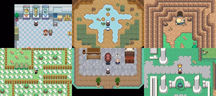 Pokémon Synthesis Version (GBA) Gameplay Screenshot 2 - Gohan's Tips