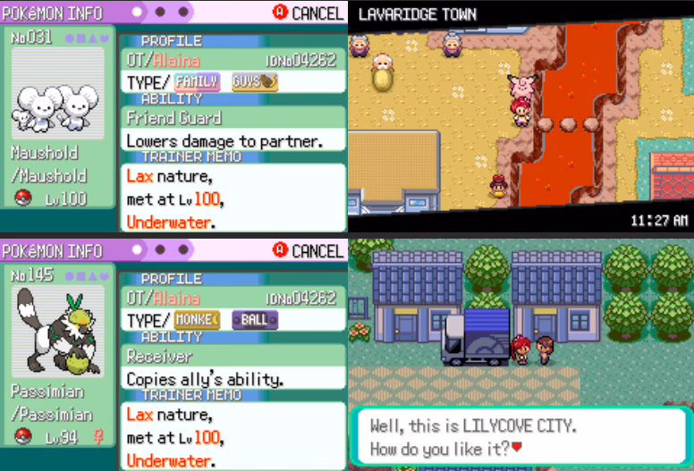 Pokémon Too Many Types 2 (GBA) Gameplay Screenshot 2 - Gohan's Tips