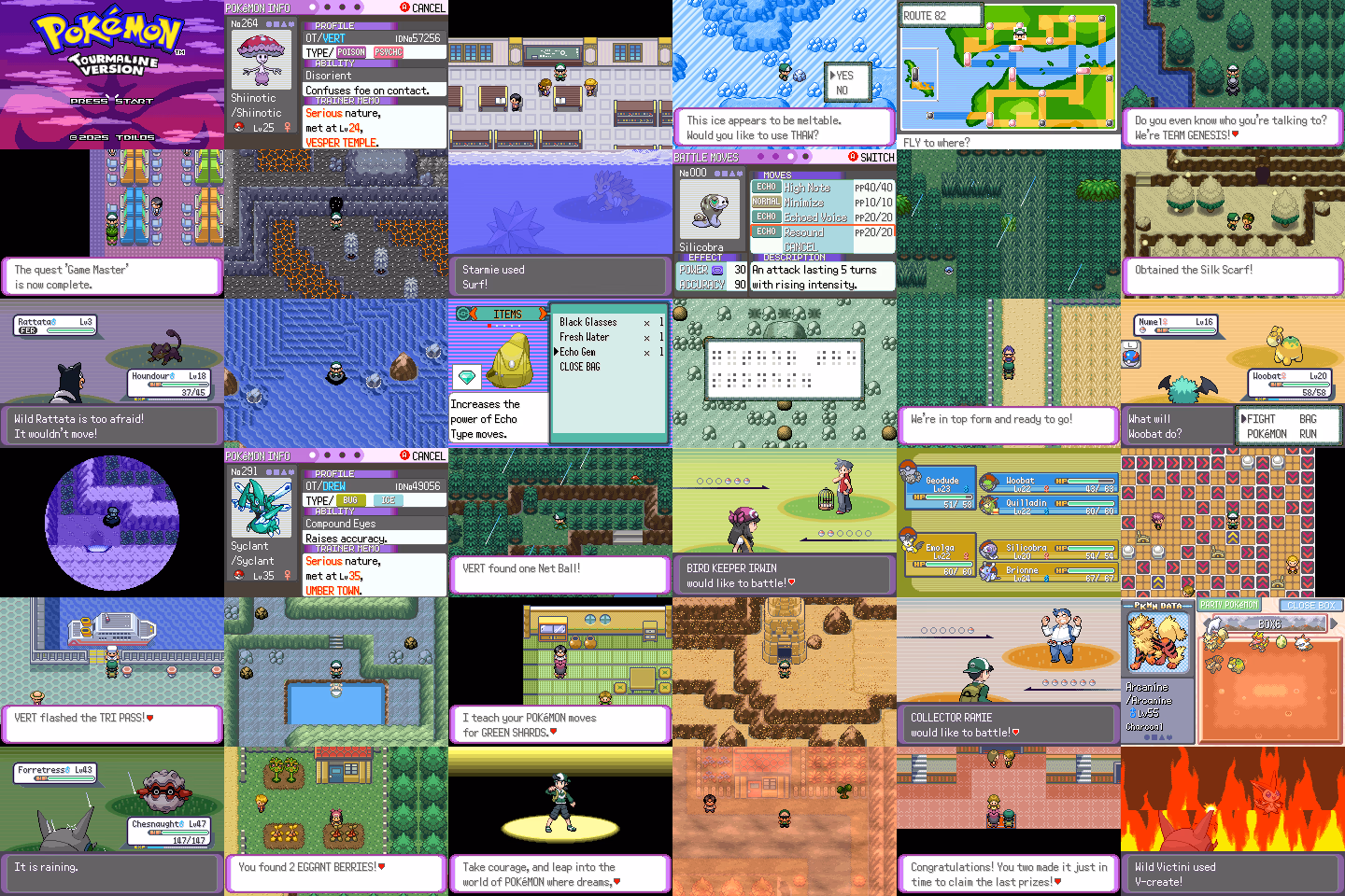 Pokémon Tourmaline (GBA) Gameplay Screenshot 1 - Gohan's Tips