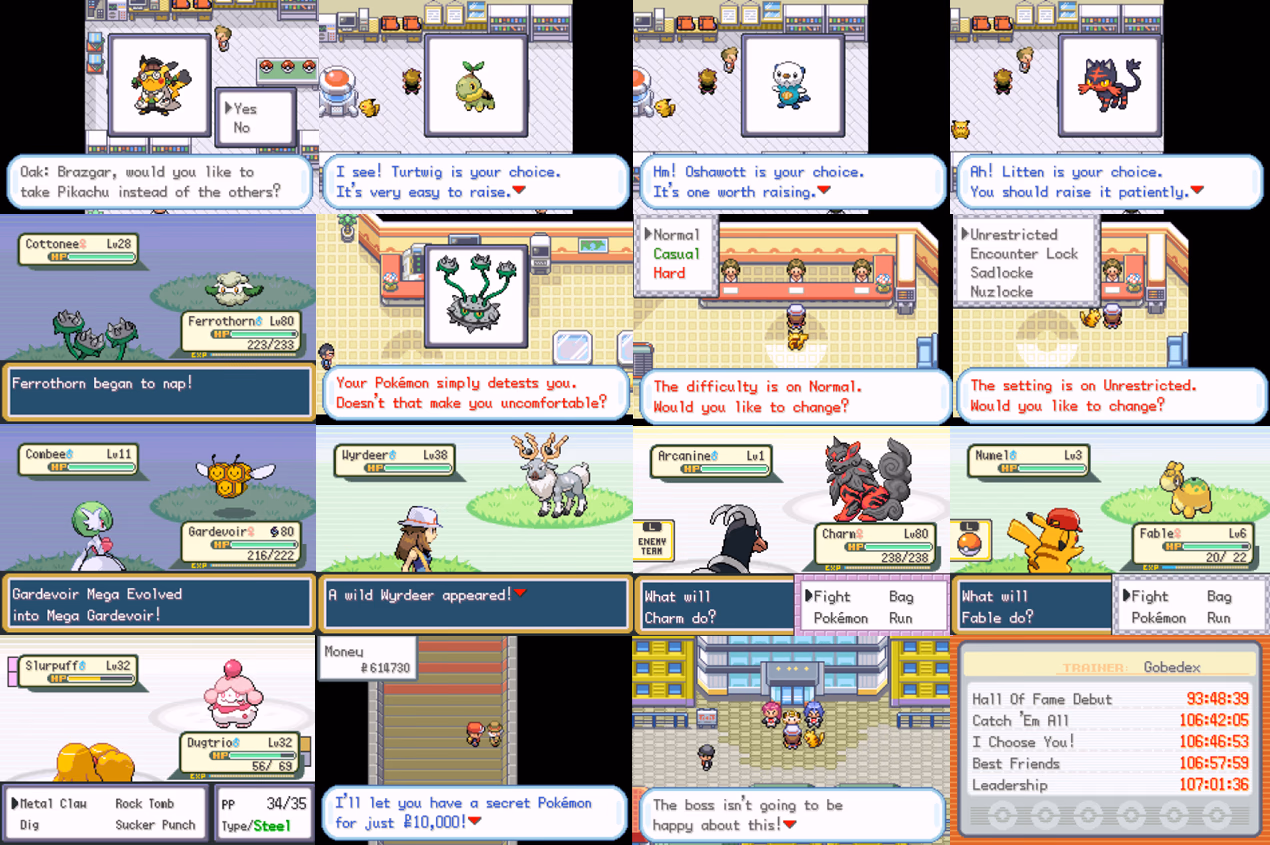 Pokémon Unknown (GBA) Gameplay Screenshot 1 - Gohan's Tips