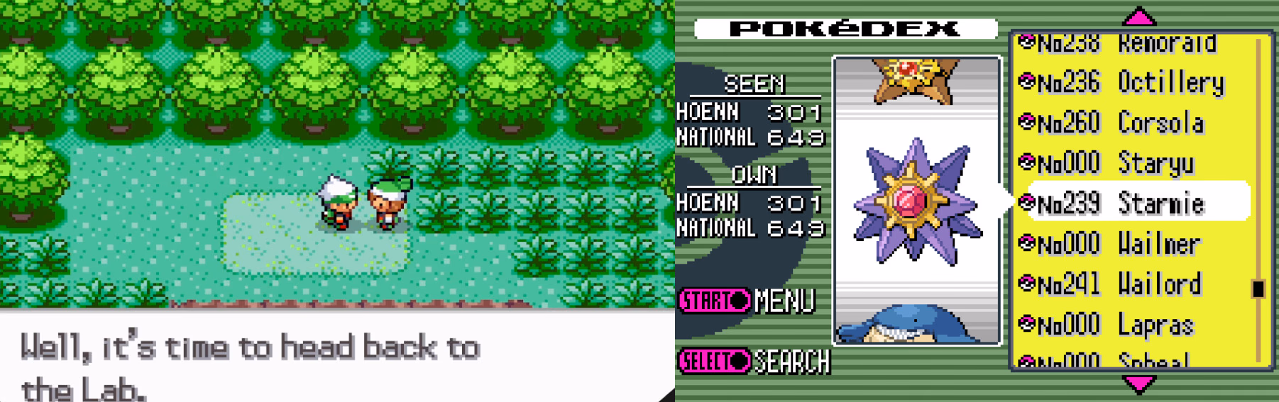 Pokémon Unova Emerald (GBA) Gameplay Screenshot 1 - Gohan's Tips