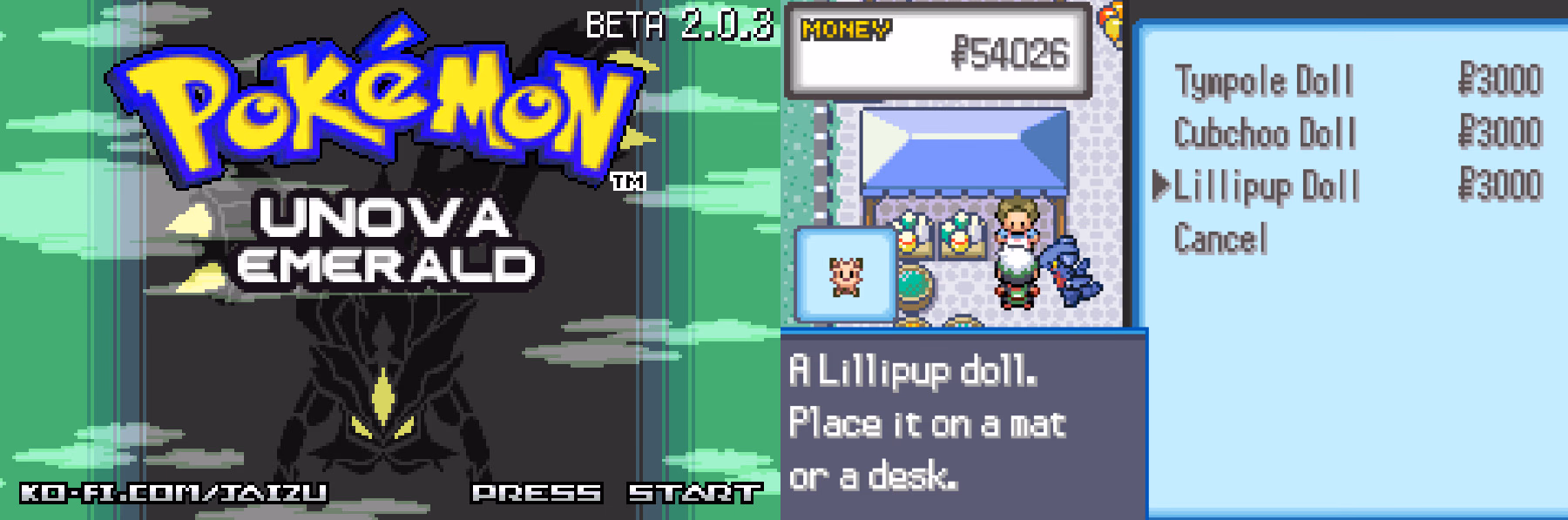 Pokémon Unova Emerald (GBA) Gameplay Screenshot 2 - Gohan's Tips