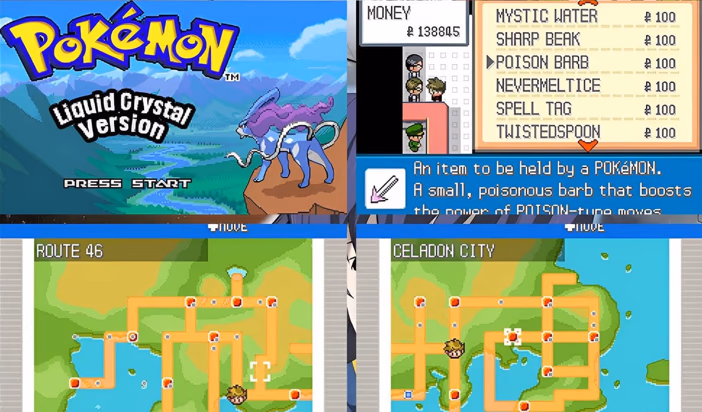 Pokémon Waterblue 2 (GBA) Gameplay Screenshot 1 - Gohan's Tips