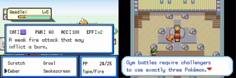 Pokémon Waveblue (GBA) Gameplay Screenshot 2 - Gohan's Tips