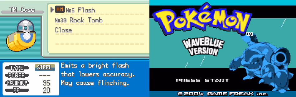 Pokémon Waveblue (GBA) Gameplay Screenshot 5 - Gohan's Tips