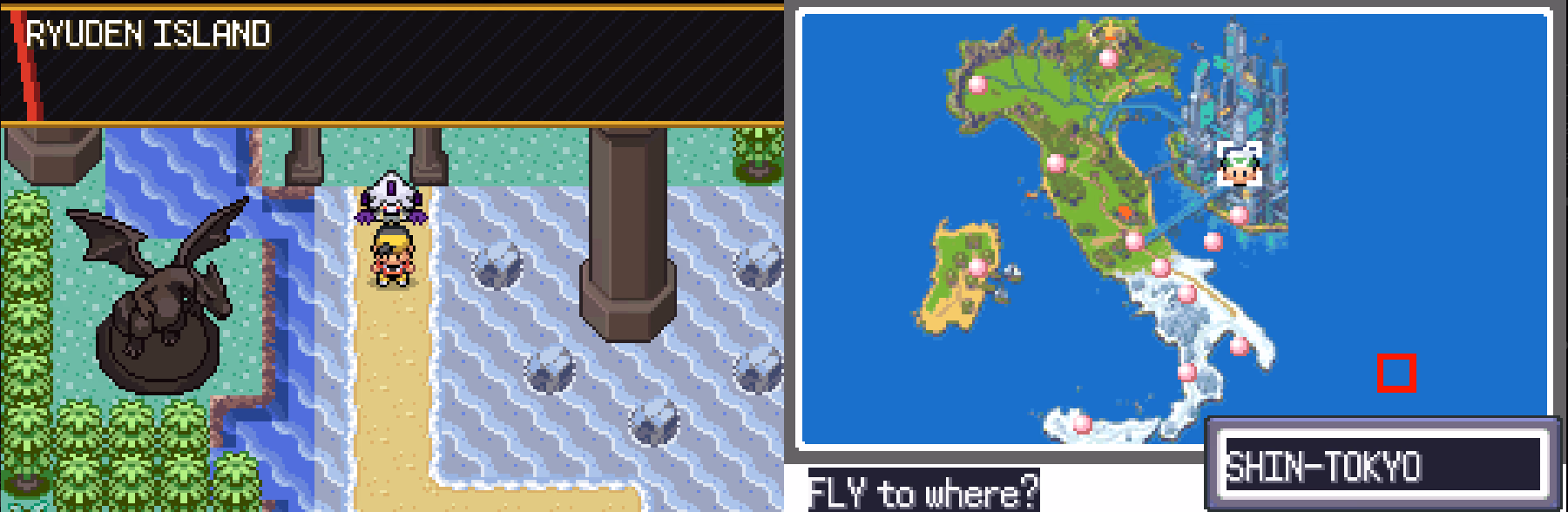 Pokémon Wishes of Tomorrow (GBA) Gameplay Screenshot 3 - Gohan's Tips