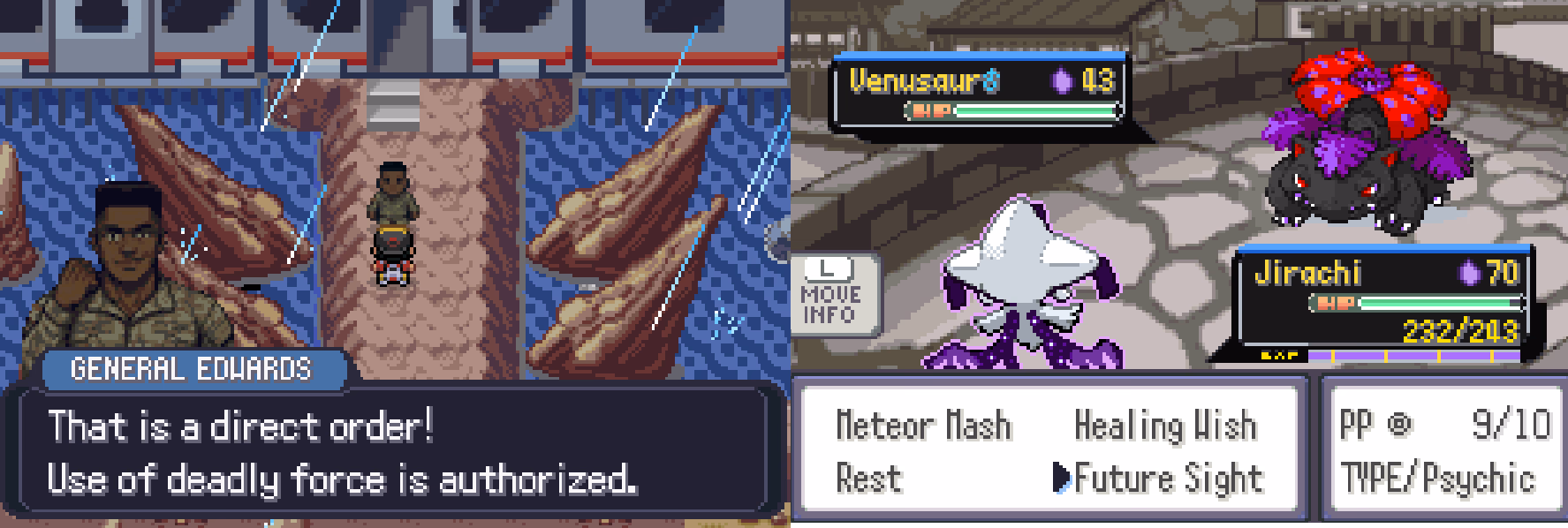 Pokémon Wishes of Tomorrow (GBA) Gameplay Screenshot 4 - Gohan's Tips