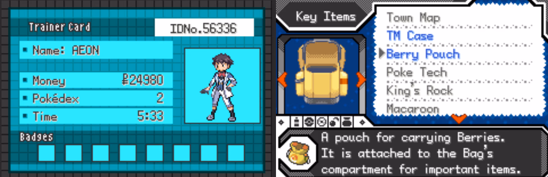 Pokémon Xenon (GBA) Gameplay Screenshot 3 - Gohan's Tips