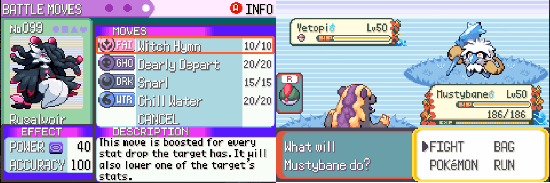 Pokémon the Hodgepodge Platoon (GBA) Gameplay Screenshot 4 - Gohan's Tips