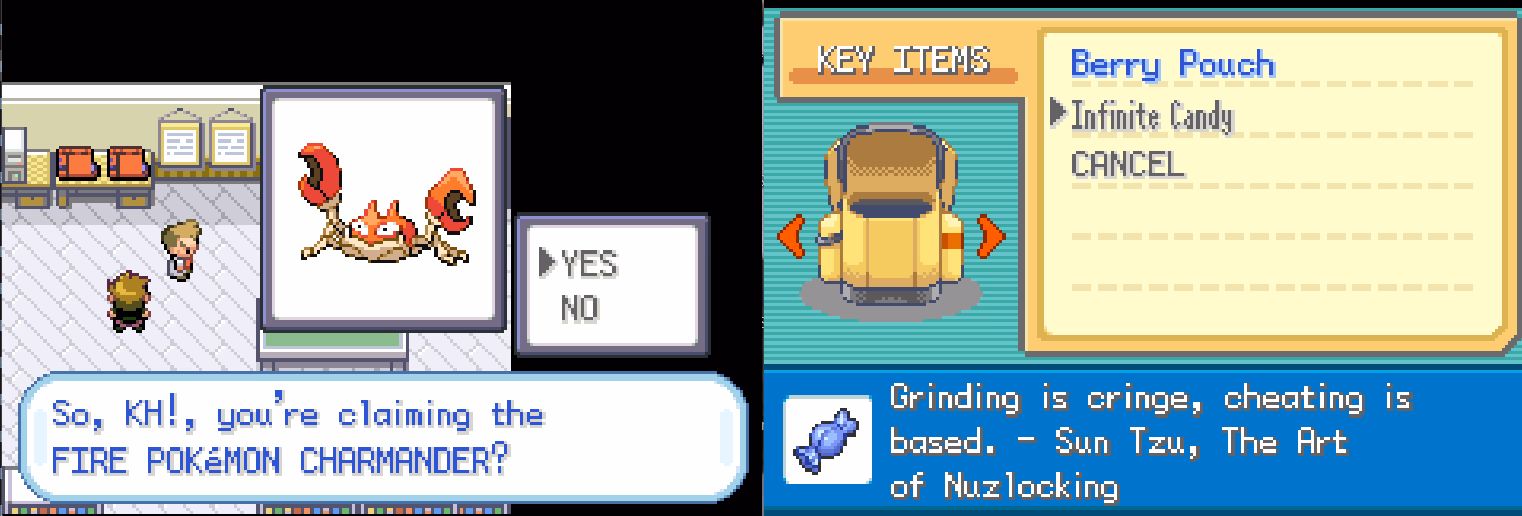 Pokémon the Nuzlomizer (GBA) Gameplay Screenshot 1 - Gohan's Tips