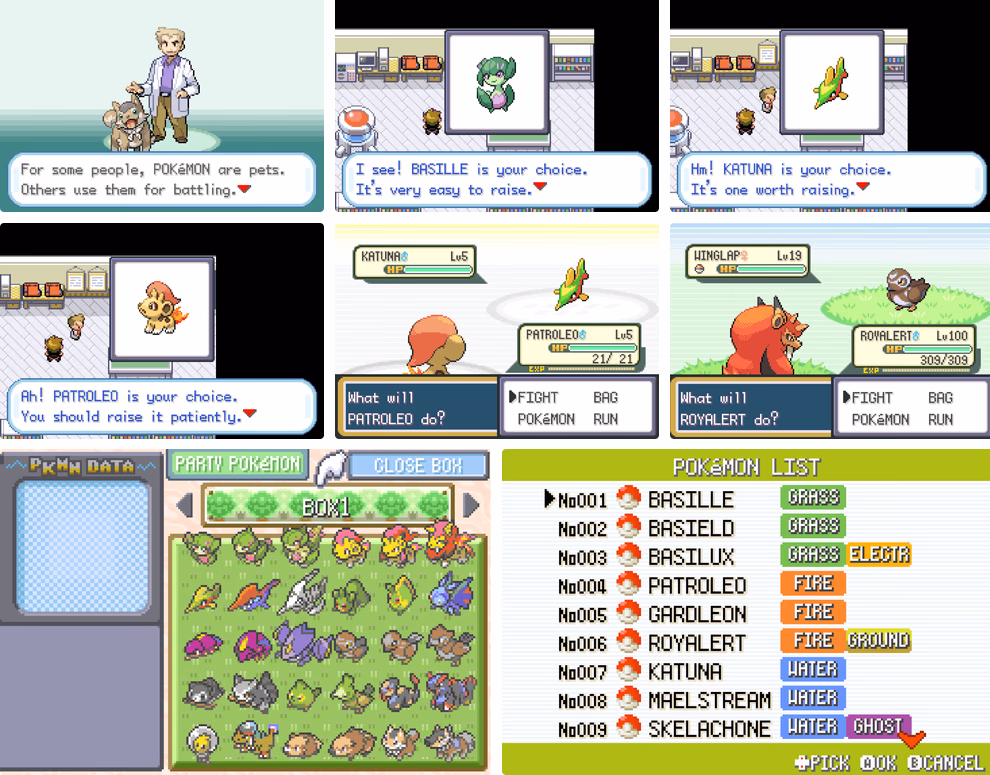 Pokemon Astral Red (GBA) Gameplay Screenshot 1 - Gohan's Tips