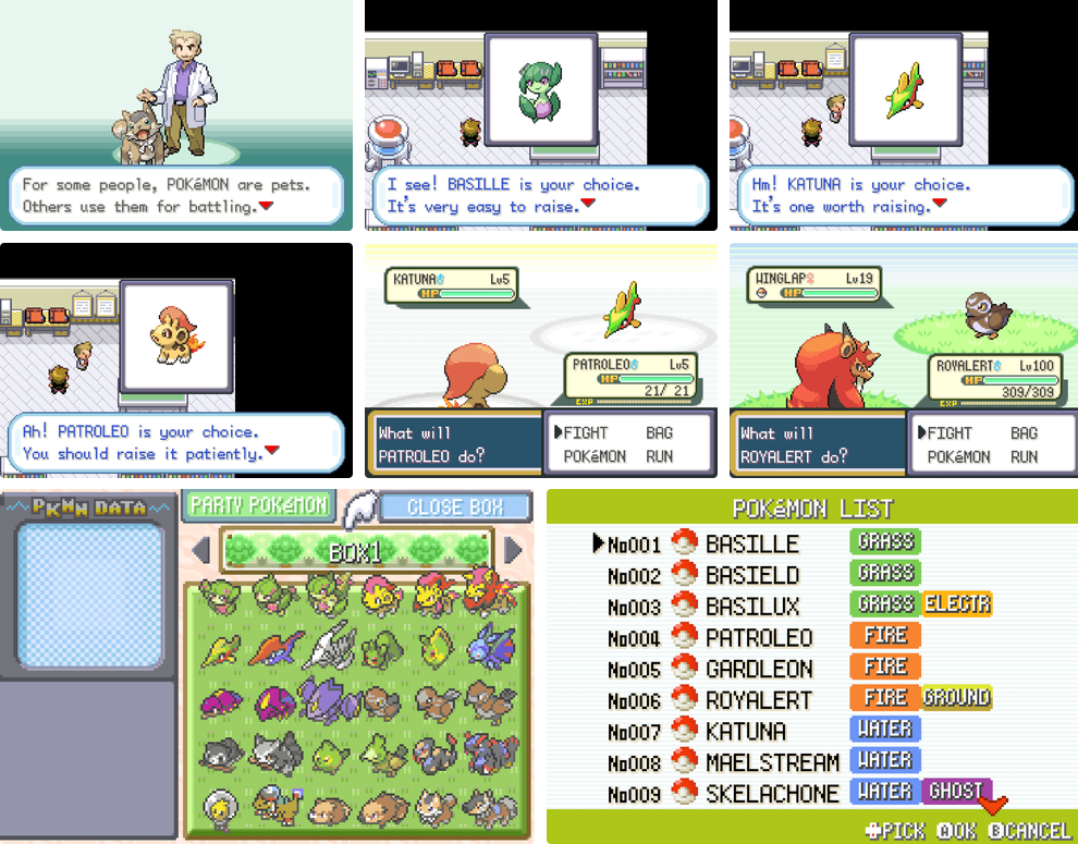 Pokemon Astral Red (GBA) Gameplay Screenshot 1 - Gohan's Tips