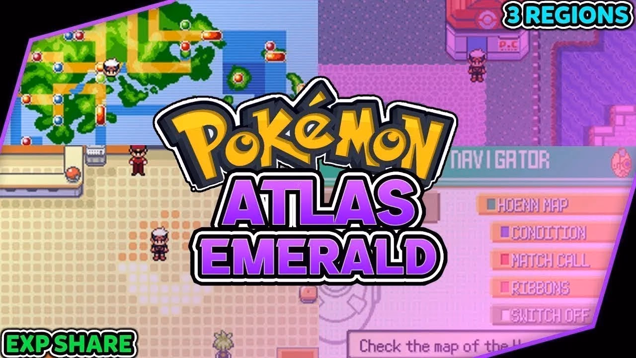 Download Pokemon Atlas Emerald GBA ROM Hack - Background Aura - Gohan's Tips