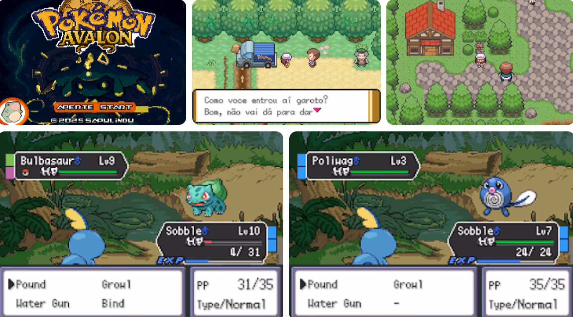 Pokemon Avalon (GBA) Gameplay Screenshot 1 - Gohan's Tips