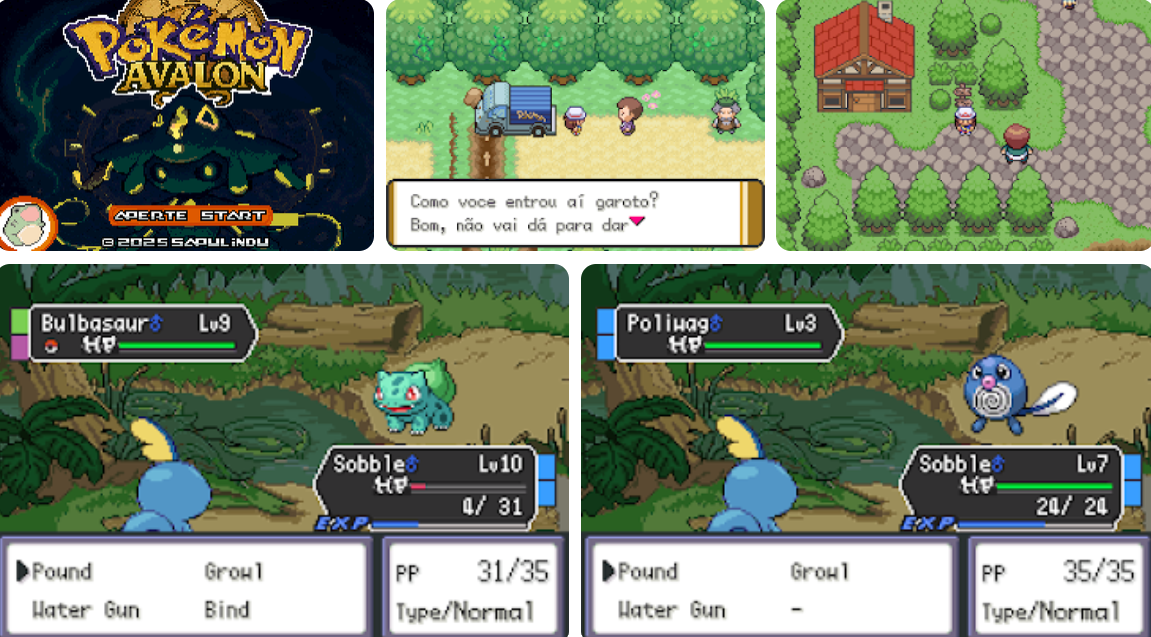 Pokemon Avalon (GBA) Gameplay Screenshot 1 - Gohan's Tips