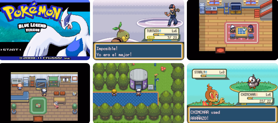 Pokemon Blue Legend (GBA) Gameplay Screenshot 1 - Gohan's Tips