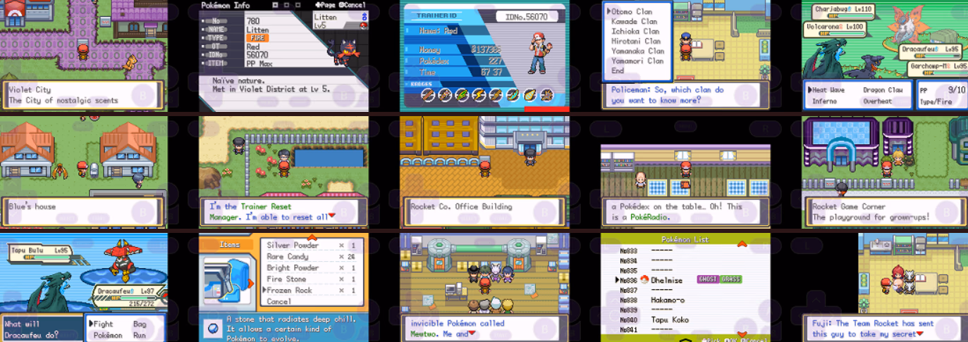 Pokemon Cloud White 3 (GBA) Gameplay Screenshot 1 - Gohan's Tips