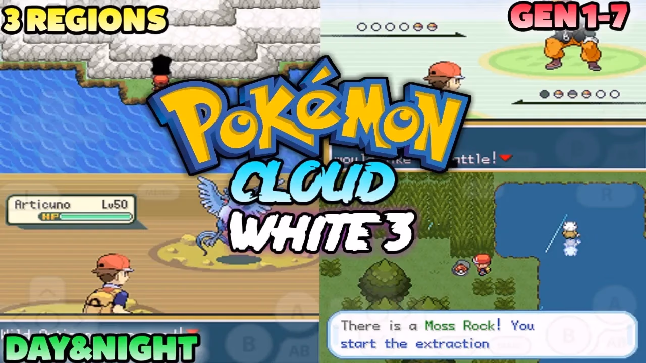 Download Pokemon Cloud White 3 GBA ROM Hack - Background Aura - Gohan's Tips