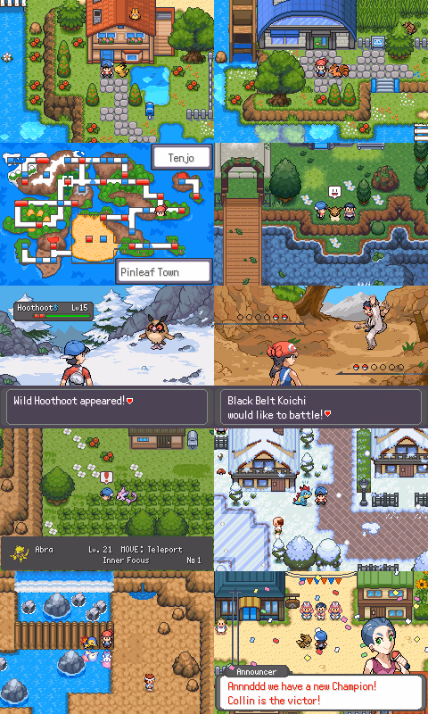 Pokemon Dark Fire (GBA) Gameplay Screenshot 1 - Gohan's Tips