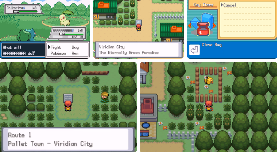 Pokemon Mega Evolution (GBA) Gameplay Screenshot 1 - Gohan's Tips