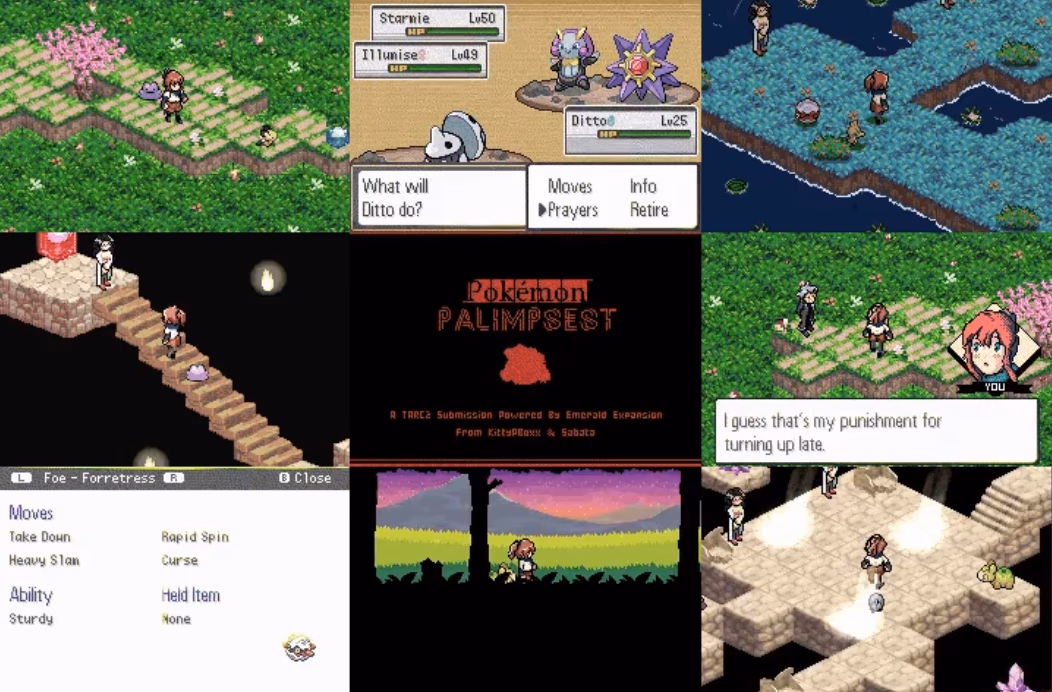 Pokemon Palimpsest (GBA) Gameplay Screenshot 1 - Gohan's Tips