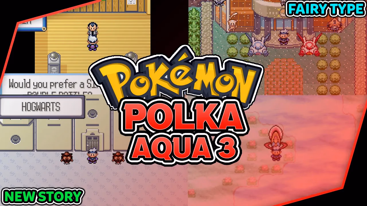 Download Pokemon Polka Aqua 3 GBA ROM Hack - Background Aura - Gohan's Tips