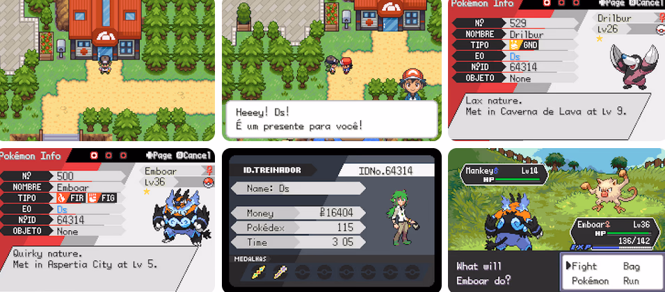 Pokemon Stone Dragon 3 (GBA) Gameplay Screenshot 1 - Gohan's Tips