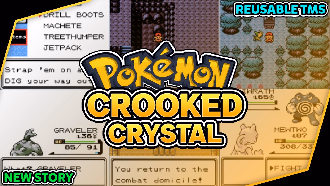 Download Pokémon Crooked Crystal GBC ROM Hack - Background Aura - Gohan's Tips