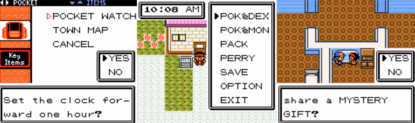 Pokémon Peridot (GBC) Gameplay Screenshot 4 - Gohan's Tips