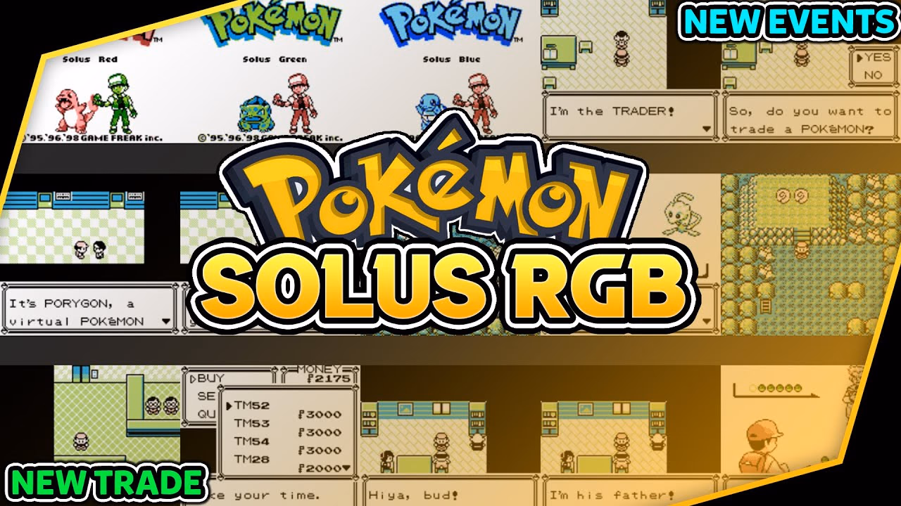 Download Pokémon Solus Rgb GBC ROM Hack - Background Aura - Gohan's Tips