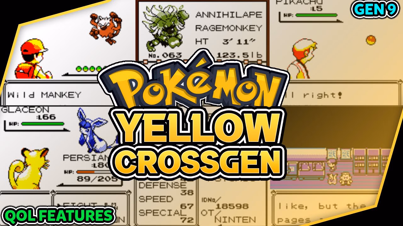 Download Pokémon Yellow Crossgen GBC ROM Hack - Background Aura - Gohan's Tips