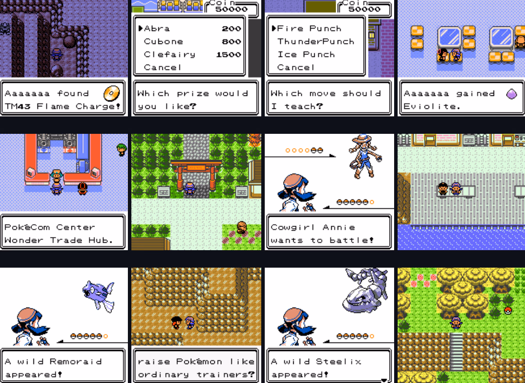 Pokemon Polished Crystal (GBC) Gameplay Screenshot 1 - Gohan's Tips