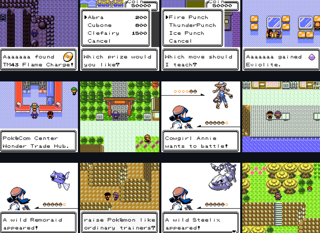Pokemon Polished Crystal (GBC) Gameplay Screenshot 1 - Gohan's Tips