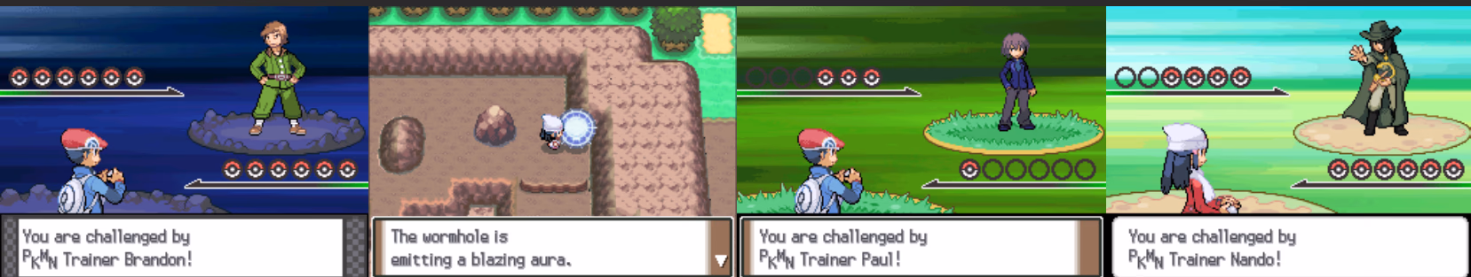 Pokémon Azure Platinum (NDS) Gameplay Screenshot 2 - Gohan's Tips