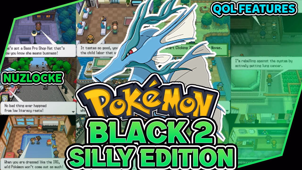 Download Pokémon Black 2 Silly Edition NDS ROM Hack - Background Aura - Gohan's Tips