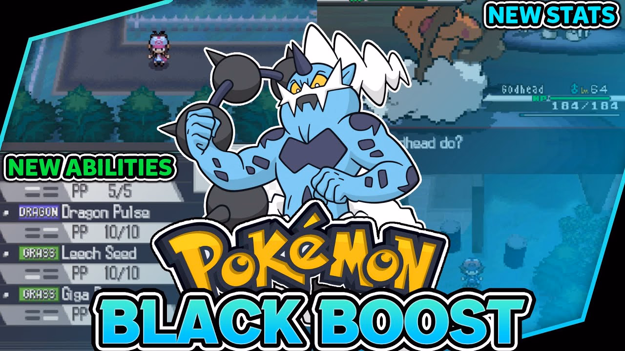 Download Pokémon Black Boost NDS ROM Hack - Background Aura - Gohan's Tips