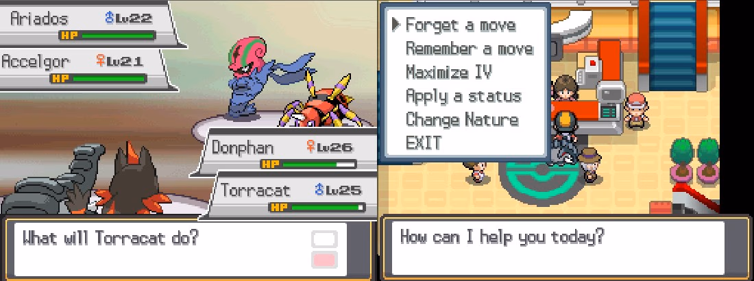 Pokémon Hardlove Gold (NDS) Gameplay Screenshot 1 - Gohan's Tips