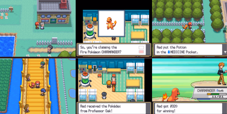 Pokémon Heart Red (NDS) Gameplay Screenshot 1 - Gohan's Tips